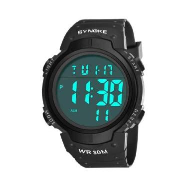 Imagem de Relógio Digital Esportivo Masculino À Prova d'Água 30M SYNOKE Relógio 