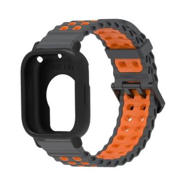 Imagem de Pulseira De Silicone Bicolor Ocean Para Redmi Watch 5 Active/Lite - Br