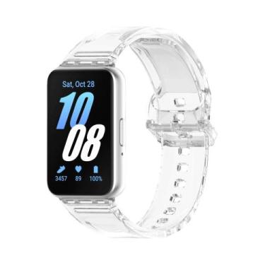 Imagem de Pulseira De Silicone TPU Transparente Que Muda De Cor Para Samsung Fit