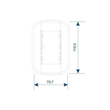 Imagem de Tomada Dupla Fame Blanc+ 2p+t 10a Com Placa 4x2 Branca