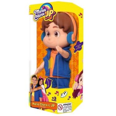 Imagem de Boneco jp mecanizado com som - novabrink - Baby Brink, Azul e Vermelho