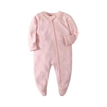 Imagem de Macacão Com Zíper Para Bebê Recém-Nascido Menino Menina, Roupa Confort
