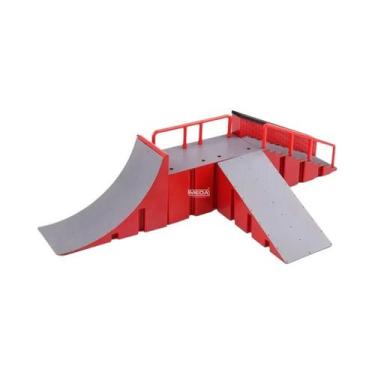 Imagem de Mini Rampa De Skate Para Dedos, Pista Com Degraus E Rampas, Combinação