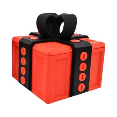 Imagem de Caixa De Presente Oca Impressa Em 3D, Quebra-Cabeça De Plástico Com Il