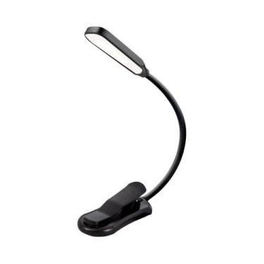 Imagem de Luz De Leitura Recarregável Com 7 LEDs USB, 3 Níveis De Brilho (Branco