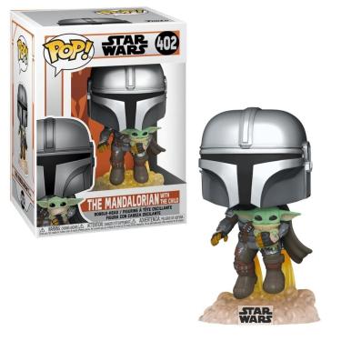 Imagem de Boneco Funko Pop! Star Wars - Mandaloriano Com Jet Pack