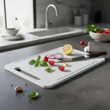 Imagem de Tabua De Corte Carne Atacado 33x22 Peixe Legumes Promoção Li - Congrat