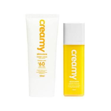 Imagem de Kit Facial Creamy - Watery Lotion Protetor Solar Fps60 50 ml + Sérum F