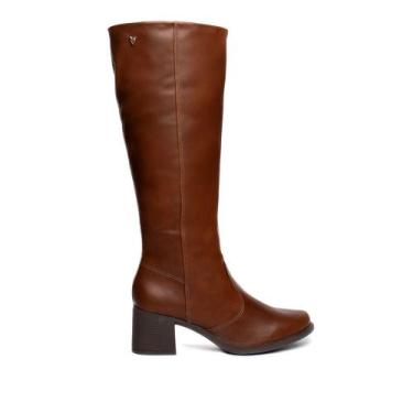 Imagem de Bota Feminina Mississipi Cano Longo Napa Marrom, Marrom, 36
