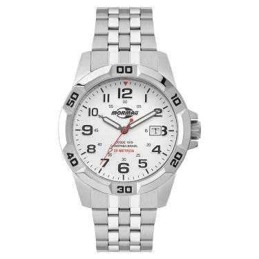 Imagem de Relógio Mormaii Masculino Steel Basic Prata - Mo2317ad/1b