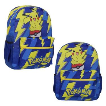 Imagem de Mochila Infantil Menino Costas Pokémon Volta As Aulas Tam G - Toys 2U