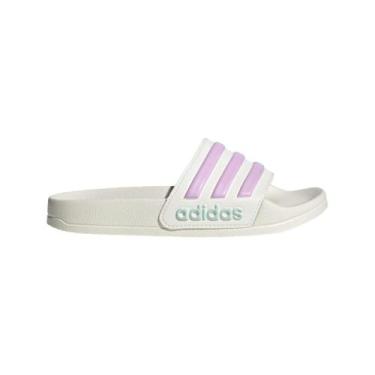 Imagem de Chinelo Slide Adidas Adilette Aqua Kids Infantil, Bege claro, 26/27