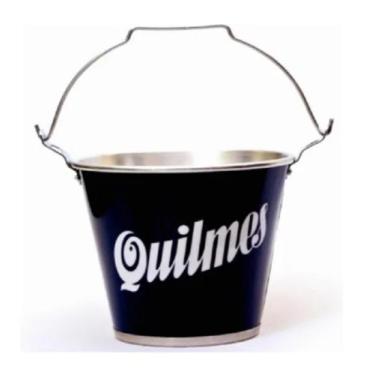 Imagem de Balde De Gelo Quilmes Bar Cerveja Com Abridor Garrafa na alça - Globoi