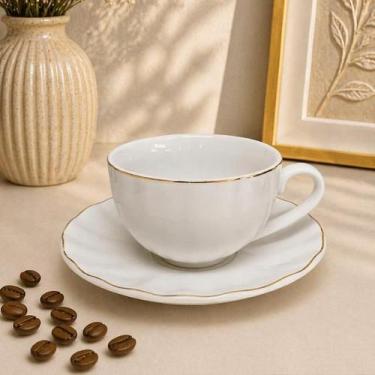 Imagem de Xícara para Café 90 ml - Imperial Filete Metálico - Thompson