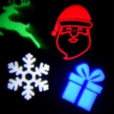Imagem de Espeto Projetor De Natal Laser Jardim Desenhos Noel Natalino - Sa, Son