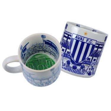 Imagem de Caneca KazzaVip do Avai F.C Cerâmica 360 ML Estádio da Ressacada Licen