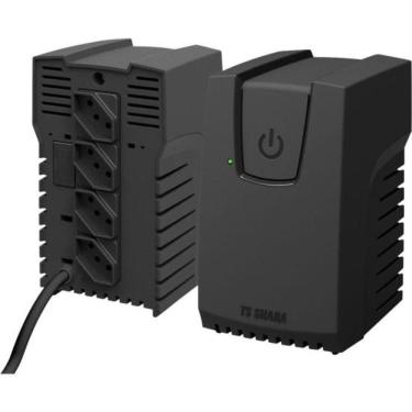 Imagem de Estabilizador Powerest 300VA 110V com Auto Diagnóstico de Partida e Filtro de Linha Preto TS Shara