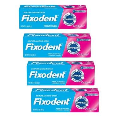 Imagem de Kit Creme Fixodent Original 40g (4 Unidades) 100% Original