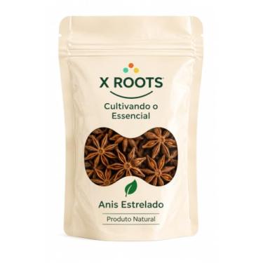 Imagem de X Roots - Anis Estrelado Inteiros Especiaria para Gin 100gr - Chás