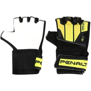 Imagem de Luva Penalty Delta Indoor Training X 620285, Preto, amarelo e chumbo, 