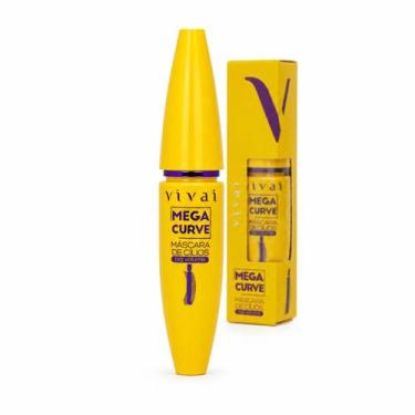 Imagem de Máscara de Cílios Vivai Mega Curve Big Volume 13ml Preta Resistente à 