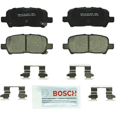 Imagem de BOSCH BC999 QuietCast Conjunto de pastilhas de freio a disco de cerâmica premium - Compatível com Select Buick Allure, LaCrosse; Chevrolet Impala, Impala Limited; Pontiac Grand Prix; TRASEIRA