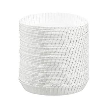 Imagem de 100 Peças Tampa Do De Papel Tampas De Quente Tampas De Empilháveis Tampas De Descartáveis Xícaras De Chá Descartáveis Copos Tampa Da Caneca Viagem Branco Café