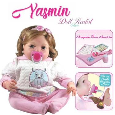 Boneca Bebê Reborn Doll Realist Yasmin Sid Nyl 1172