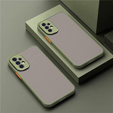 Imagem de Capa fosca à prova de choque para samsung galaxy s21 s20 s22 ultra plus fe a72 a71 a52 a51 a50 a32 4g 5g capa protetora de armadura, cor verde menta, para galáxia a32 4g