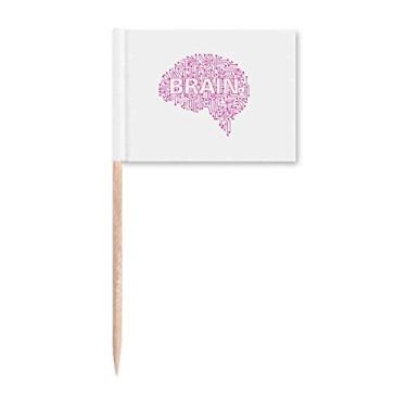 Imagem de Placa de circuito cerebral Art Deco presente moda palito bandeiras marcadoras decoração de festa