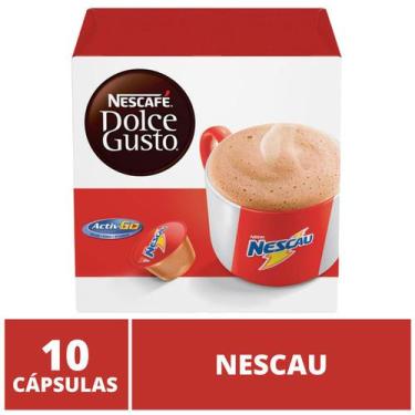 Imagem de 10 Capsulas Dolce Gusto, Capsula Nescau - Nescafé