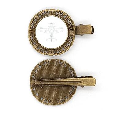Imagem de Acessório de arma de aeronave grampo para cabelo broche para cabeça