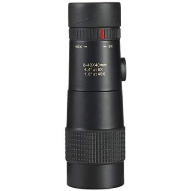 Imagem de Telescópio monocular de 8 a 40 x 40 Zoom retrátil compacto à prova d'água bak4 Profissional HD ED vidro com tripé clipe para telefone com tripé - Atualização Onlymonocular