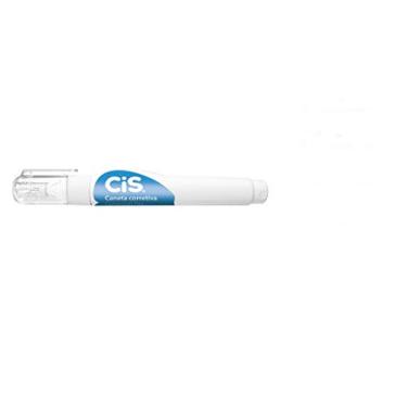 Imagem de Caneta Corretiva Ponta Metal 9Ml, Cis, Branca, Caixa C/12 Unidades