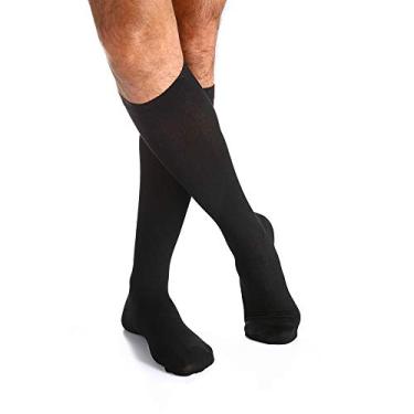 Imagem de Meia 3/4 Comfort Longa, Preto, Médio, Sigvaris
