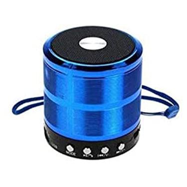 Imagem de Caixa De Som Portatil Mini Radio Portatil Com Bluetooth Ws-887 (blue)