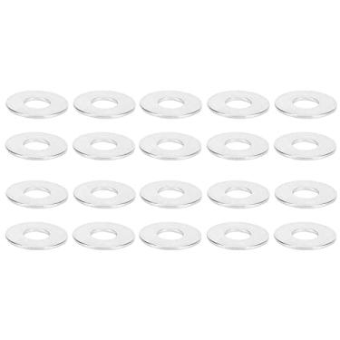 Imagem de Arruelas de aço inoxidável, de tamanho compacto Arruelas M6 de acabamento fino para estufa para a maioria das pessoas