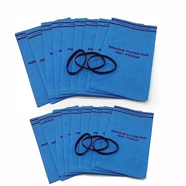 Imagem de Pacote com 18 sacos para aspirador de pó seco e úmido Smilefil compatíveis com WORKSHOP WS01025F, Craftsman 9-38737, MultiFit VF2000, Select 2-1/2 a 5 galões de aspirador (9 sacos de vácuo com 3 faixas de retenção)
