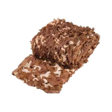 Imagem de Rede de caça em malha de camuflagem 3x2m Paintball  3D