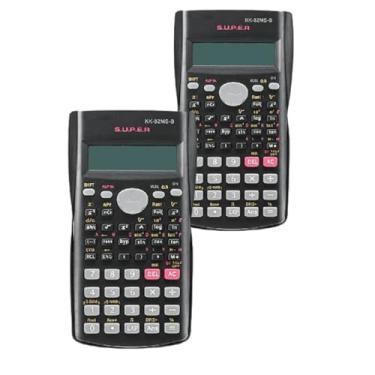 Imagem de Kit 2 Calculadora Científica 240 Funções Capa Faculdade Engenharia