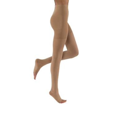 Imagem de Meia-calça de compressão bege bico aberto 20 – 30 JOBST Relief, Beige Open Toe, Medium