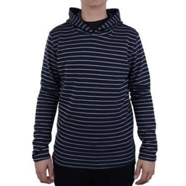 Imagem de Blusa Masculina King&Joe Blusão Slim Marinho - MA2202-Masculino