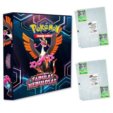 Imagem de Álbum Pokémon Pasta Fichário para Cards - Escarlete e Violeta - Fábulas Nebulosas + 20 folhas YES