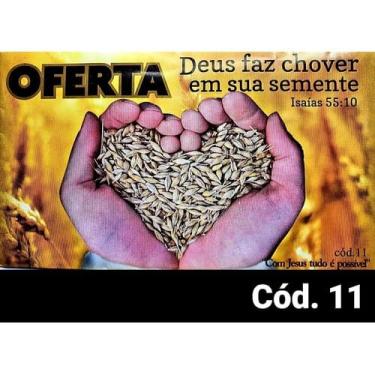 Imagem de Envelope De Oferta Deus Faz Chover Em Sua Semente Cod 11