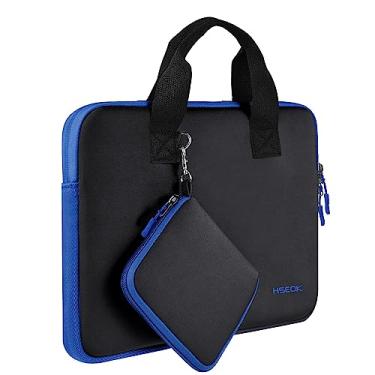 Imagem de Hseok Capa para laptop de 13,3 a 14 polegadas com bolsa pequena, bolsa de neoprene para computador compatível com MacBook Pro de 14 polegadas M4/M3/M2/M1 2025-2021, Mac Air/Pro de 13,3 polegadas e a