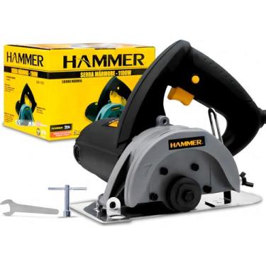 Imagem de Serra Mármore Makita 4.3/8 Pol. 1100W 110V Preto Hammer