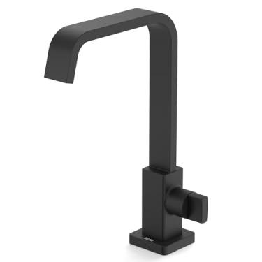 Imagem de Torneira Lavatório Mesa Bica Alta Virtus Matte Black Roca