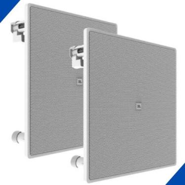 Imagem de Par Arandela JBL 6CO3Q + Coaxial 6,5 Polegadas 140w Rms Branca, Branca