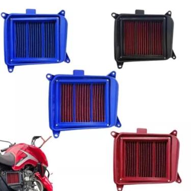 Imagem de Filtro Ar Esportivo Lavável + Moldura Titan 150 160 2014/24 - PLASMOTO