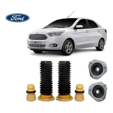 Imagem de Par Kit Batente Coxim Coifa Do Amortecedor Dianteiro Novo Ford Ka + Se